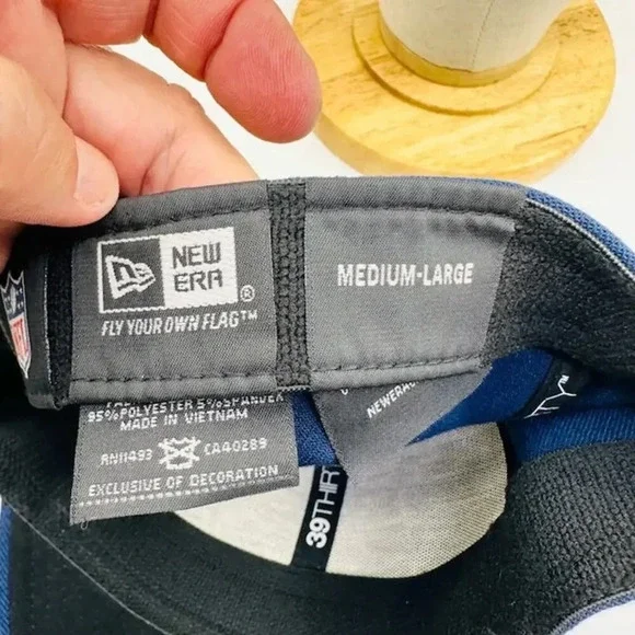 NEW New Era 89Thirty Seattle Seahawks NFL A-Frame Cap Navy Blue Mens Size M/L - Picture 4 of 7